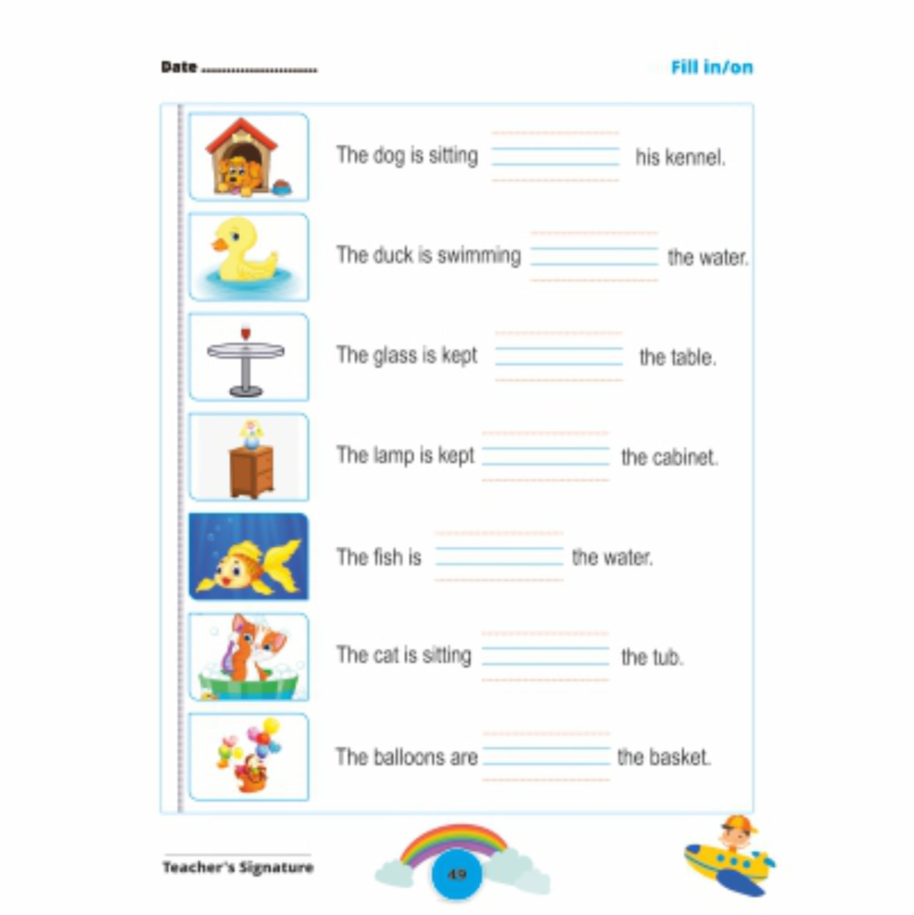 UKG/Prep 5-7 Years Kids 404 Pages 3 Book Pattern Copy Writing Practice English Maths Hindi UKG/Prep Syllabus tailored for toddlers and preschoolers